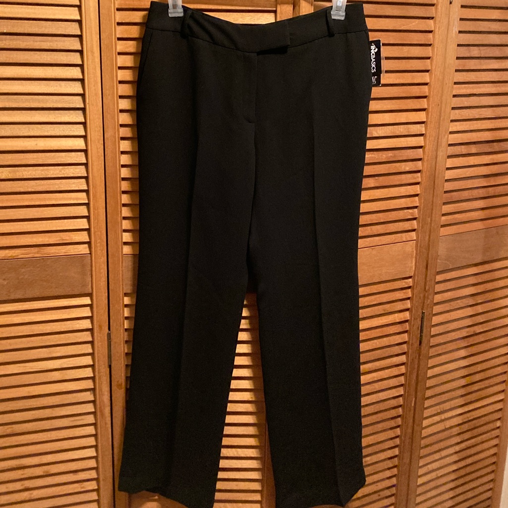 Inc Basic Black Boot Cut Pants